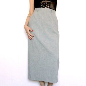 VINTAGE Elegant Green  Maxi Skirt Size 7